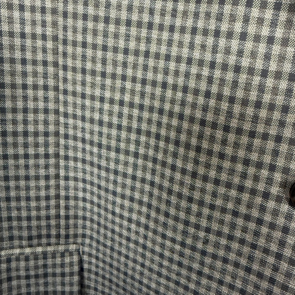 Lauren Ralph Lauren Brown Checkered Polyester Blend Sport Jacket/Blazer 46L - Picture 13 of 13